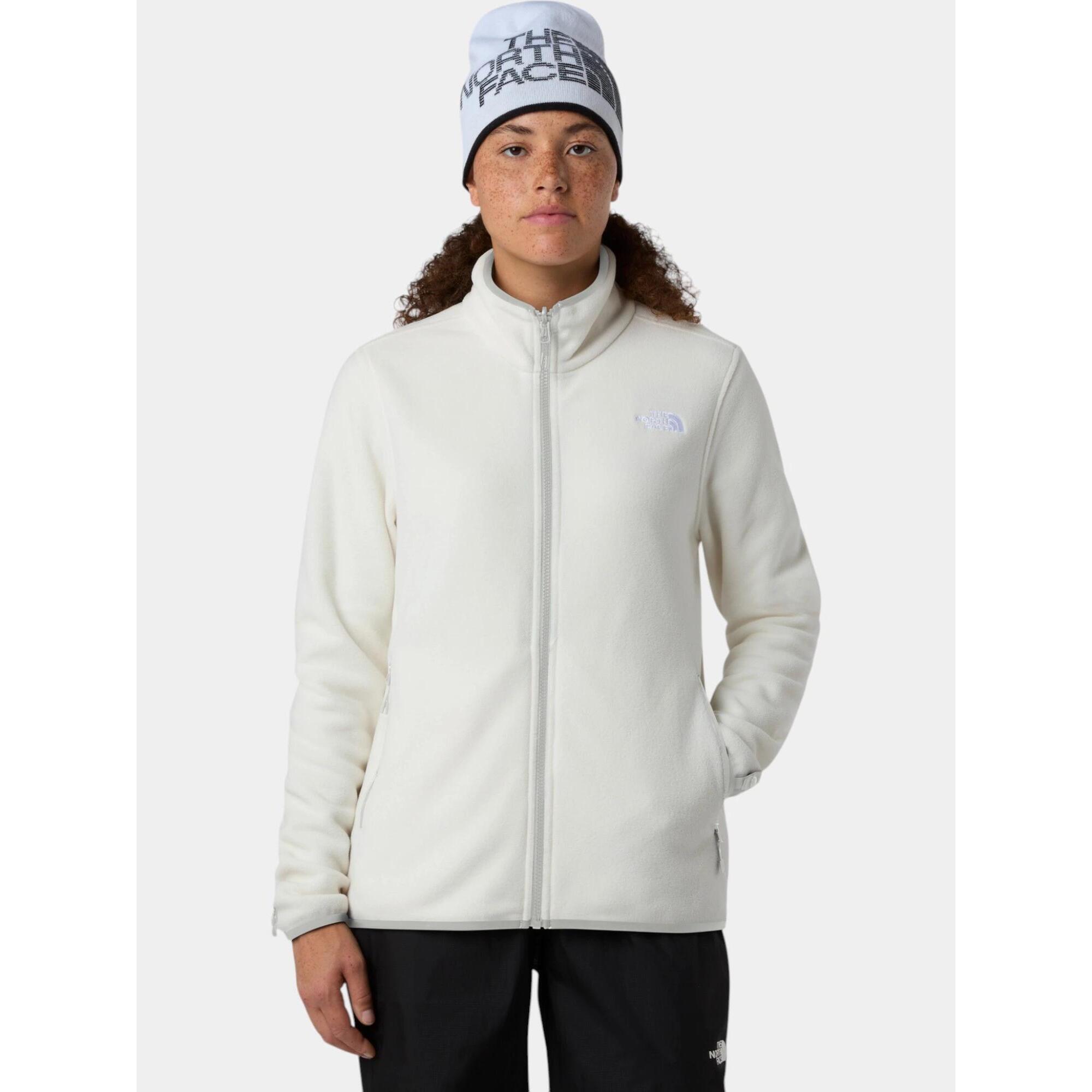 The North Face - Pull Femme W Glacier - Polaire - Blanc - Decathlon