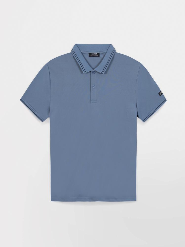 Polo manches courtes Homme ATTONPOL - Céleste 3/5