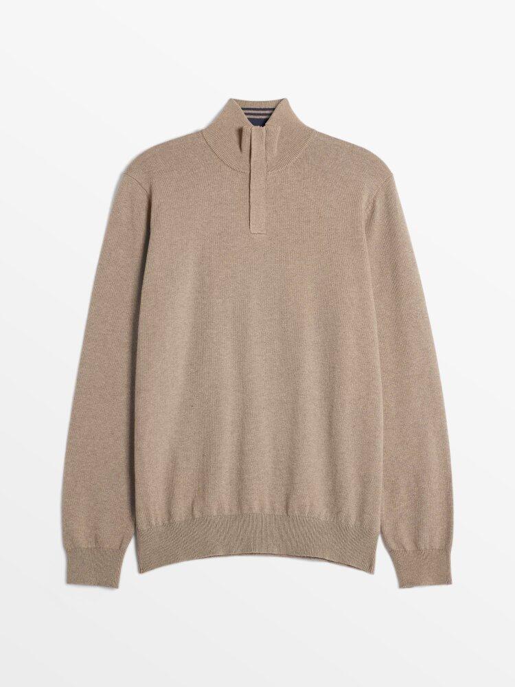 Pullover Beige Uomo TBS MALIKCAM 2/5