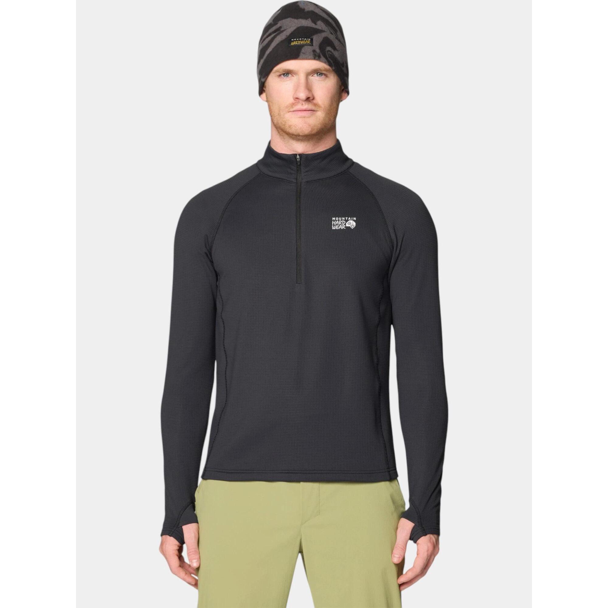 Mountain Hardwear - Pull Homme Crater Lake Heavyweight - Polaire - Noir - Decathlon
