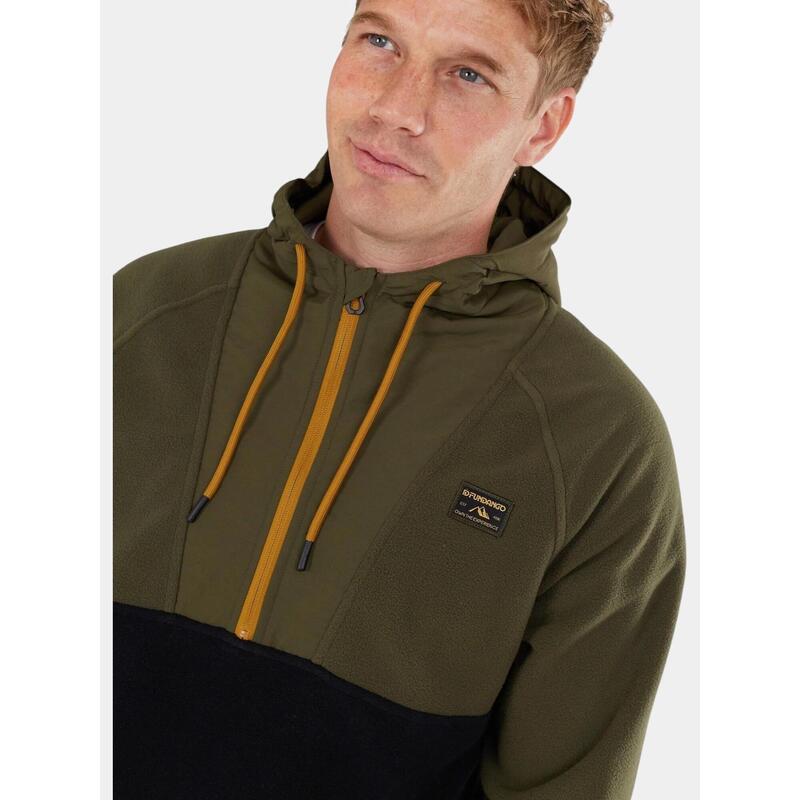 Pulover cu gluga Carlos Fleece Pullover barbati