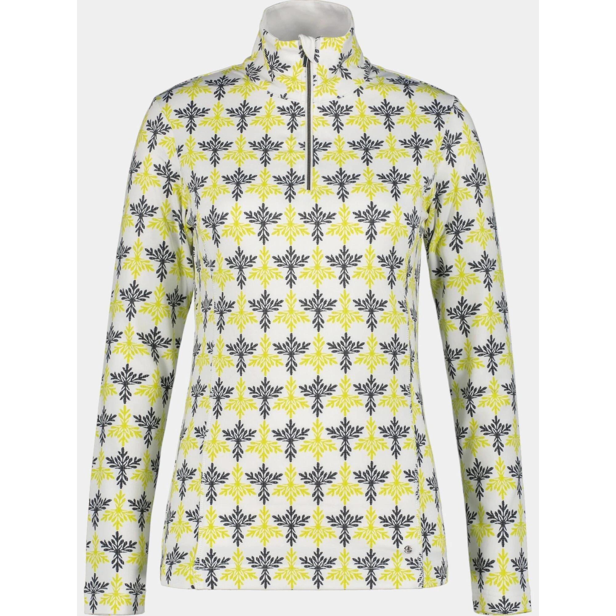 Luhta - Baselayer Femme Hamanki - Sous Maillot Manche Longue - Blanc|jaune - Decathlon