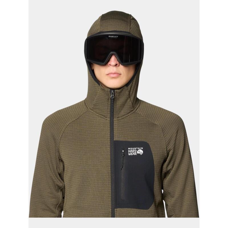 Pulover polar Polartec Power Grid Full Zip Hoody barbati
