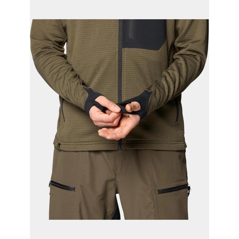 Pulover polar Polartec Power Grid Full Zip Hoody barbati