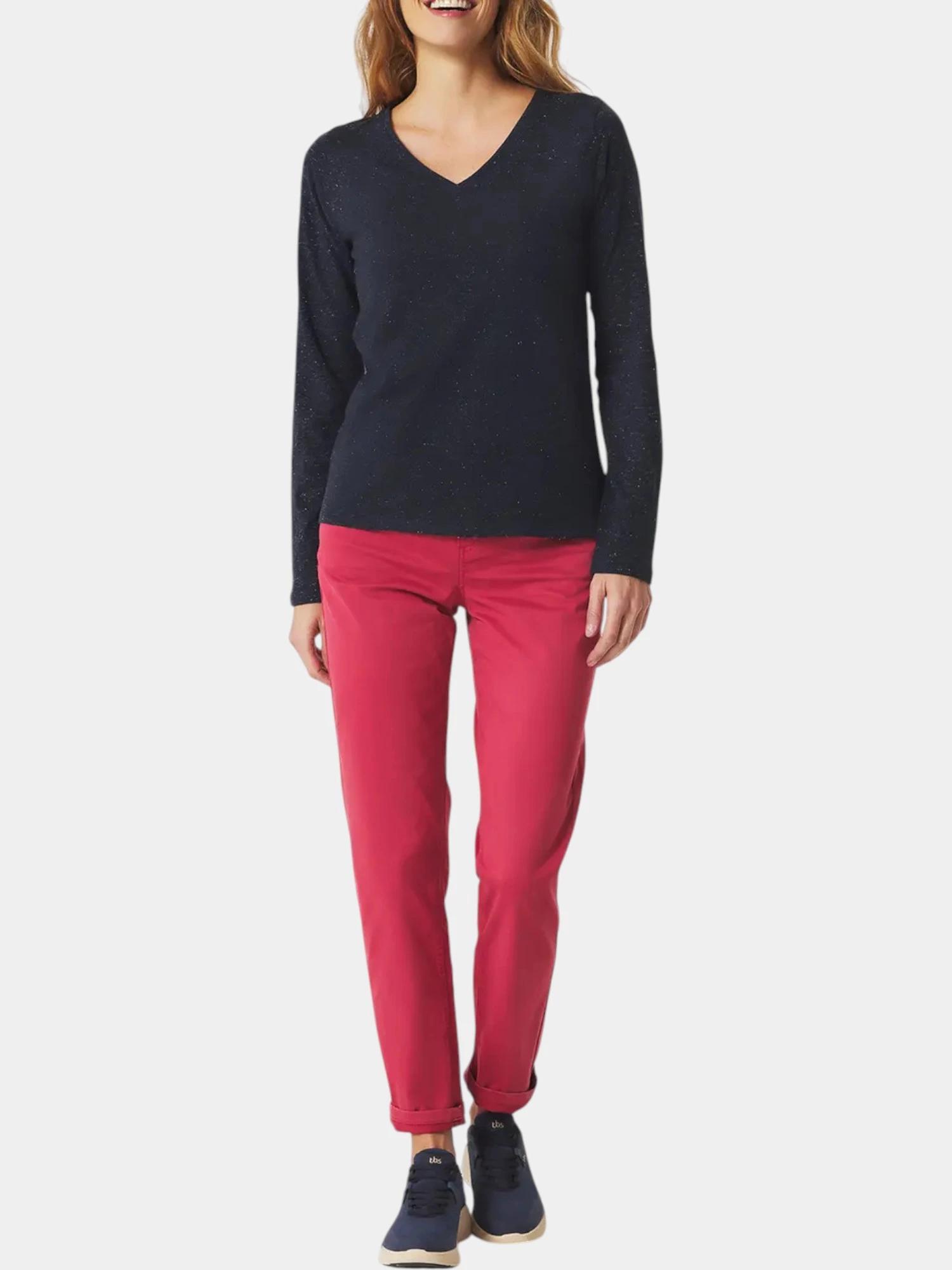 T-shirt manches longues femme ADINALON - marine 3/6