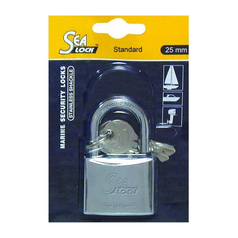 Lucchetto marino SEALOCK - Bronzo rivestito in cromo 1/2