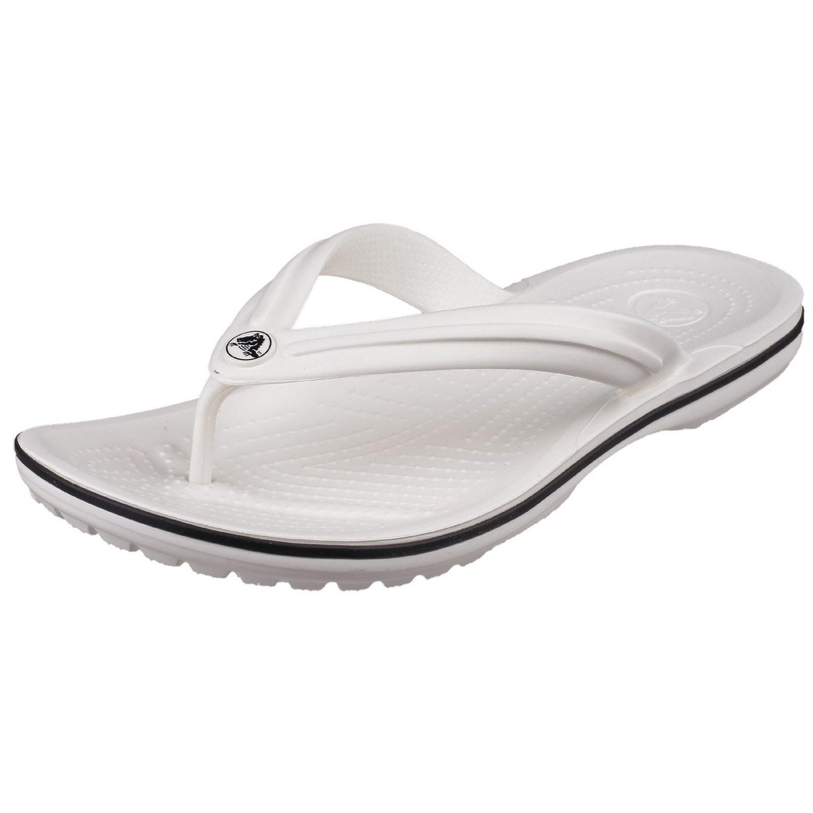 Crocs Crocband sandálias de dedo brancas 6/6