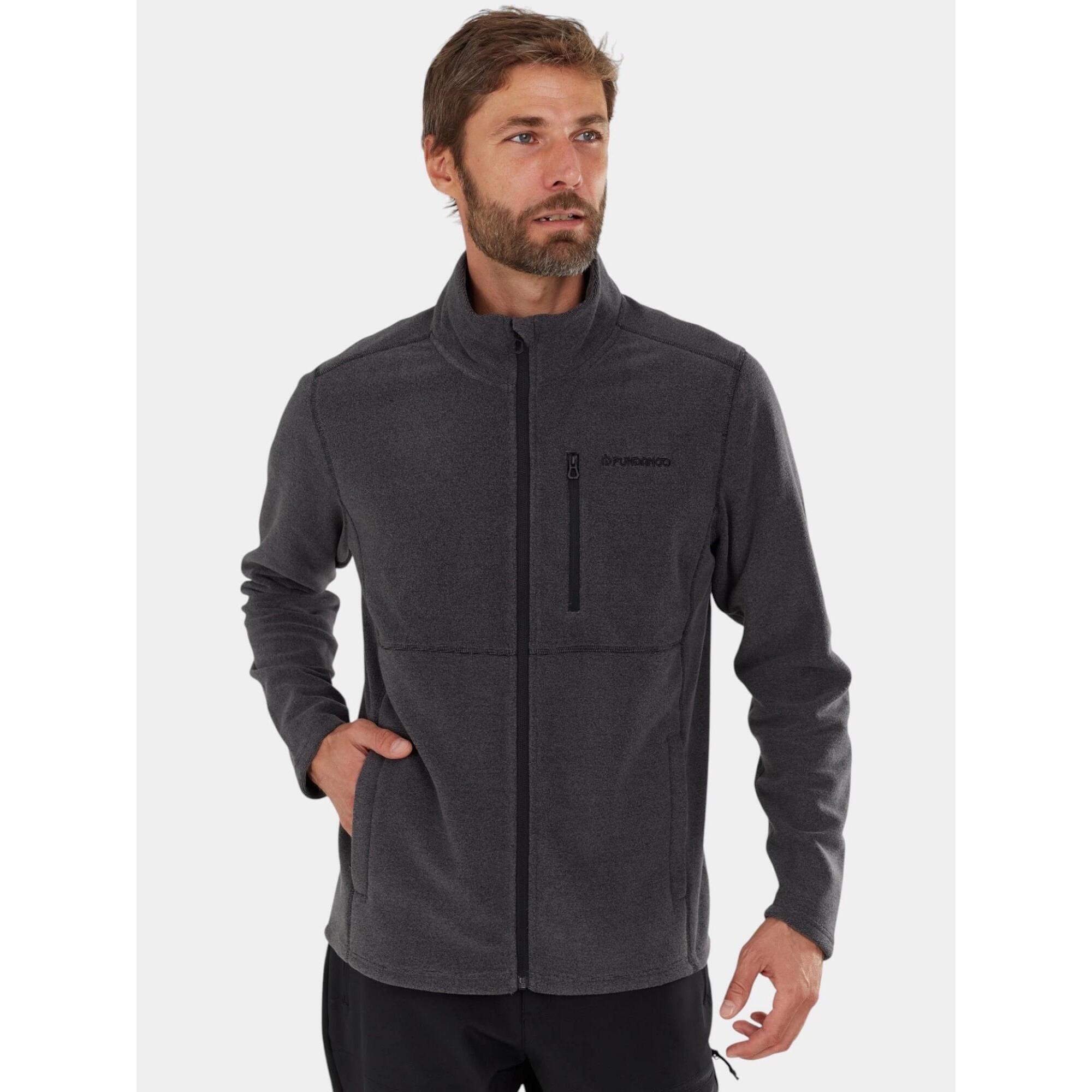 Fundango - Pull Homme Jeffrey - Polaire - Noir - Decathlon