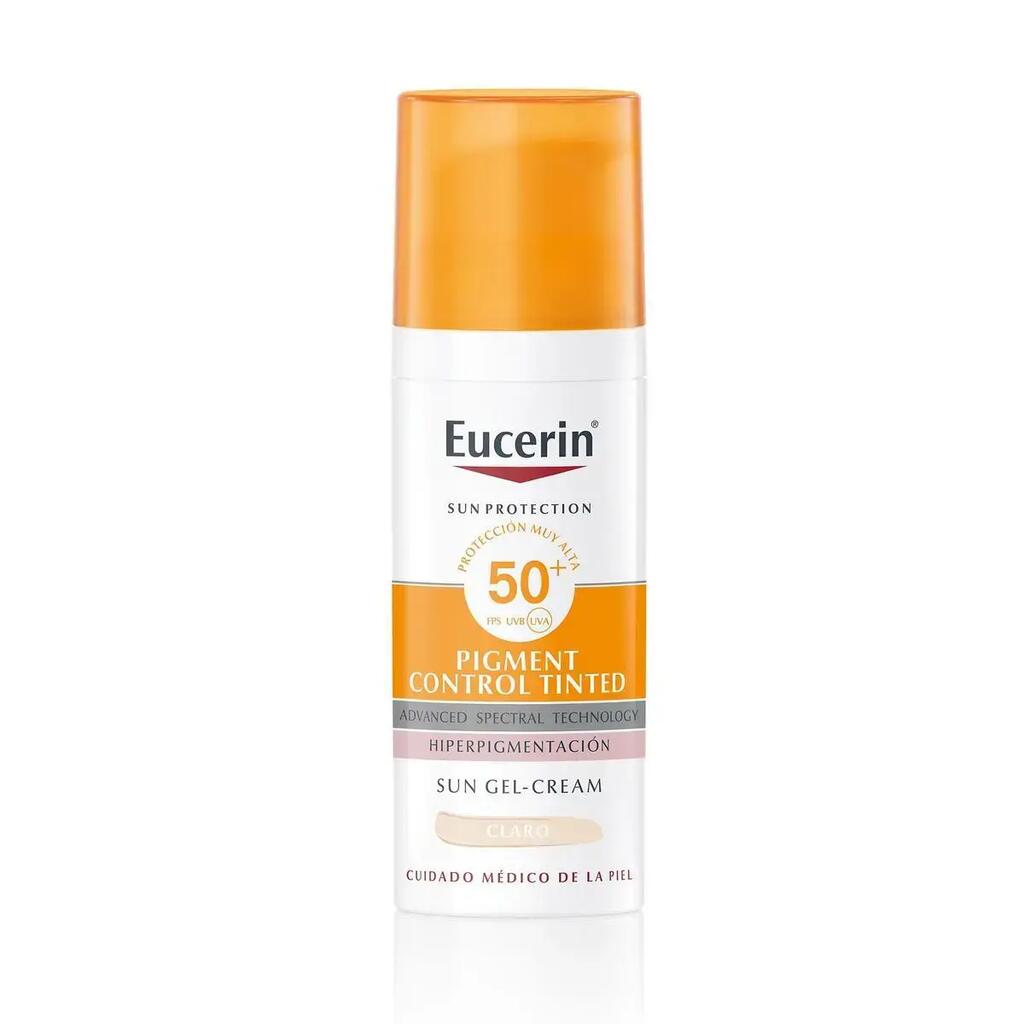 Eucerin Solar Facial Pigment Control Fluido FPS 50+ con color tono claro 50ml