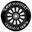 Slamm Nylon Core 100mm Roată Trotinetă Freestyle - 100mm - Black/Black