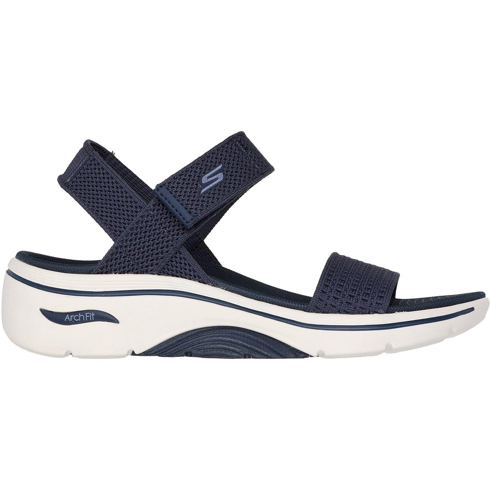 Sandálias Skechers Mulher Arch fi 2.0 - Annie Azul Marinho 5/5