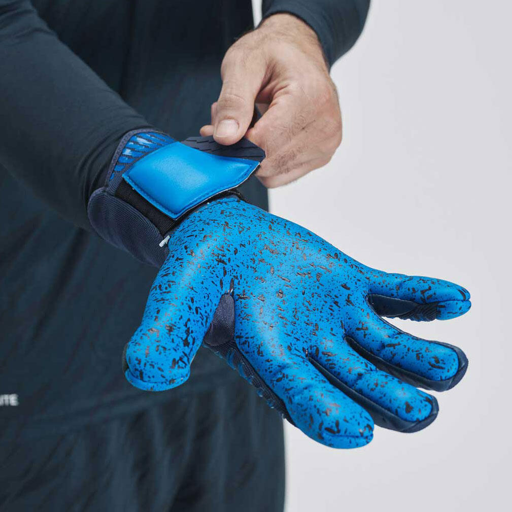 Luva De Goleiro Prediction Absolutgrip HN Mike Maignan Branco Rosa Amarelo