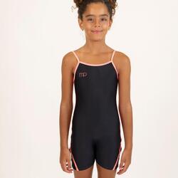 Combinaison avec Short de Gymnastique Noir Fille