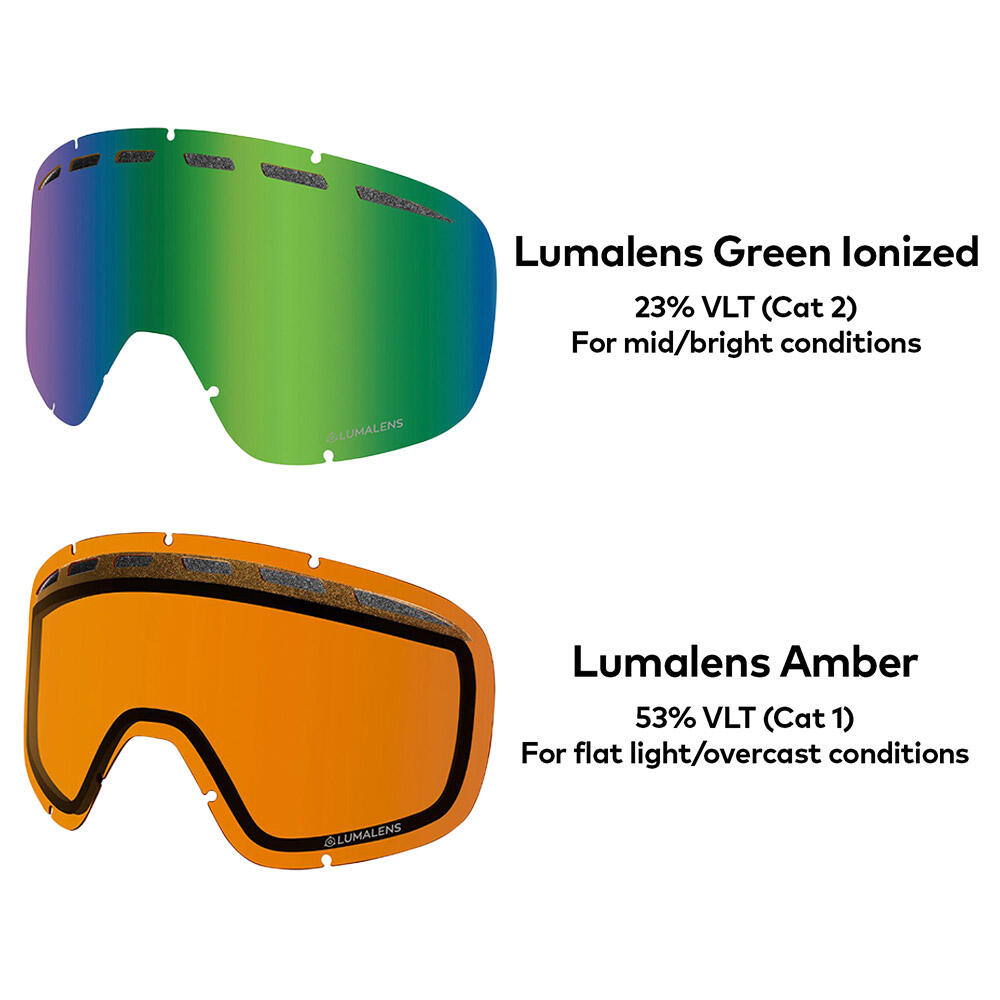 D1 OTG Lunettes De Ski Unisexes - Icon Green/LL Green Ionized & LL