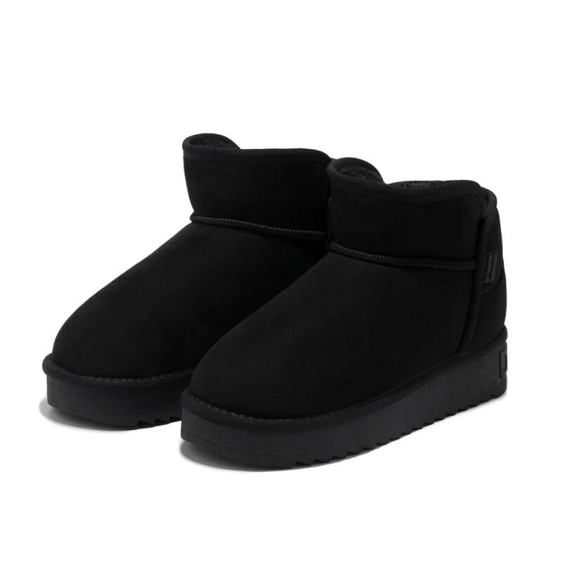 Platte Enkellaarzen Dames D.franklin Nordic Low Basic Zwart 2/6