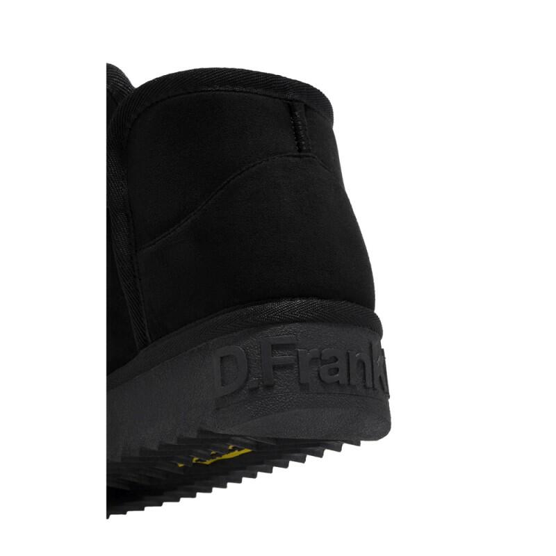 Platte Enkellaarzen Dames D.franklin Nordic Low Basic Zwart 3/6