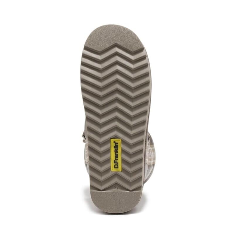 Bottines Plates Femme D.franklin Nordic V2 Bomb Brass Métallisé 4/5