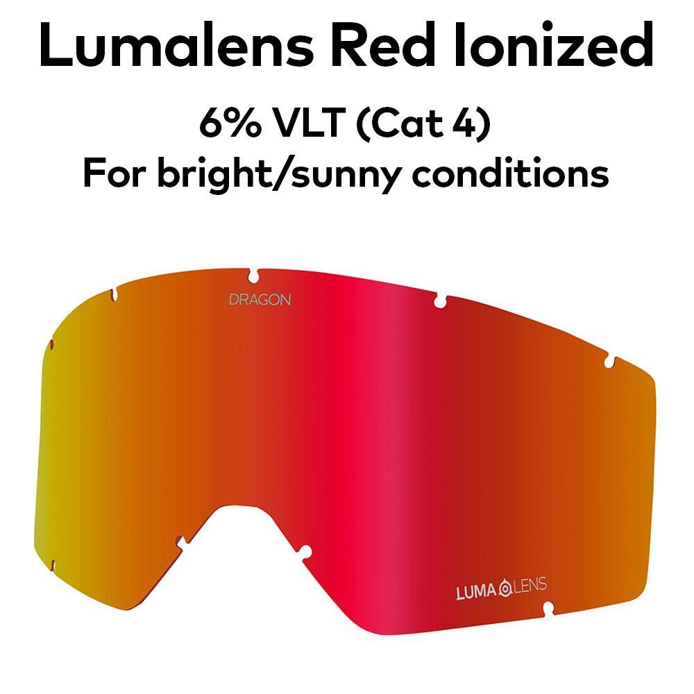 DXT OTG Gafas De Esquí Para Jóvenes - Black/LL Red Ionized 5/5