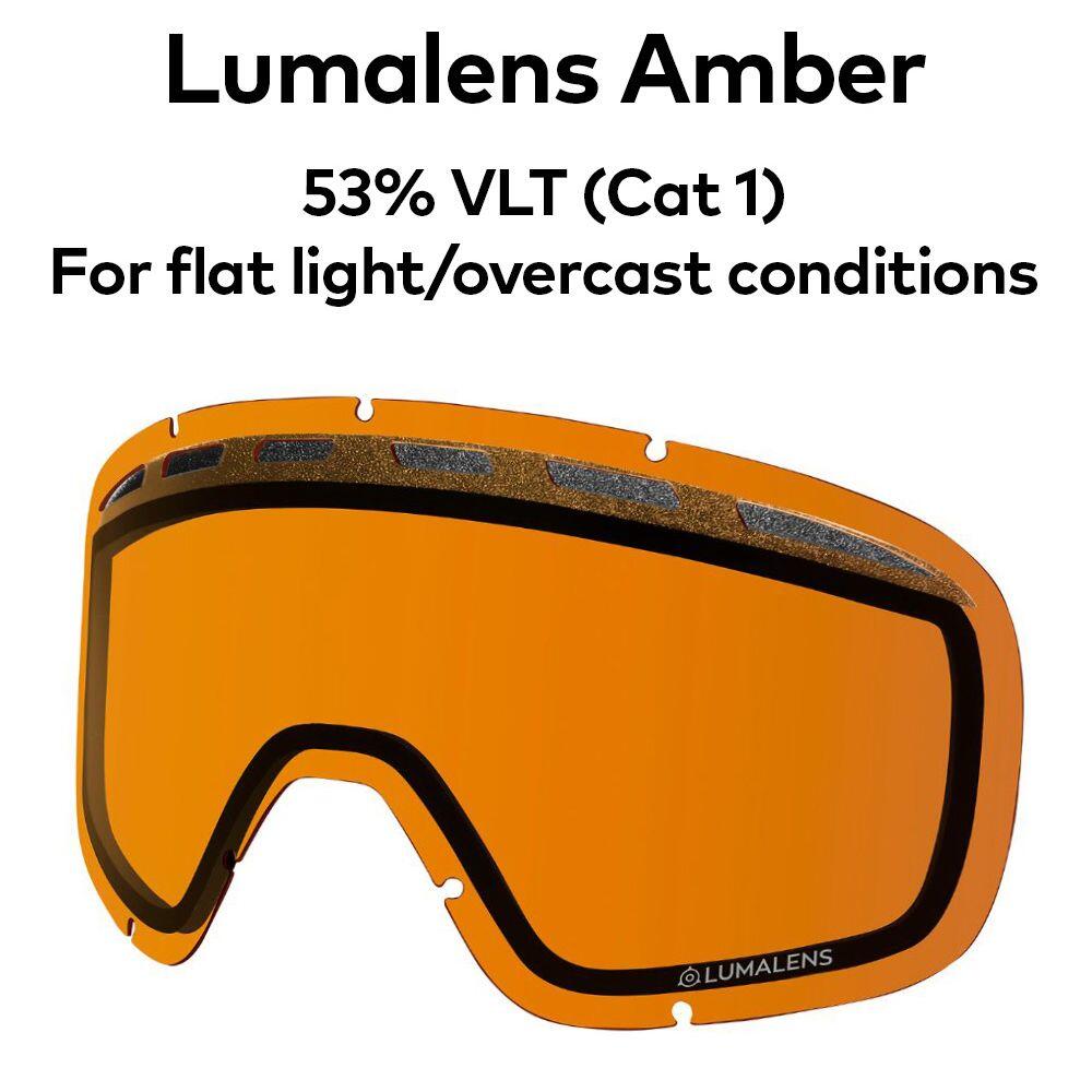 D2 Gafas De Esquí Unisex - Black/LL Amber 2/3