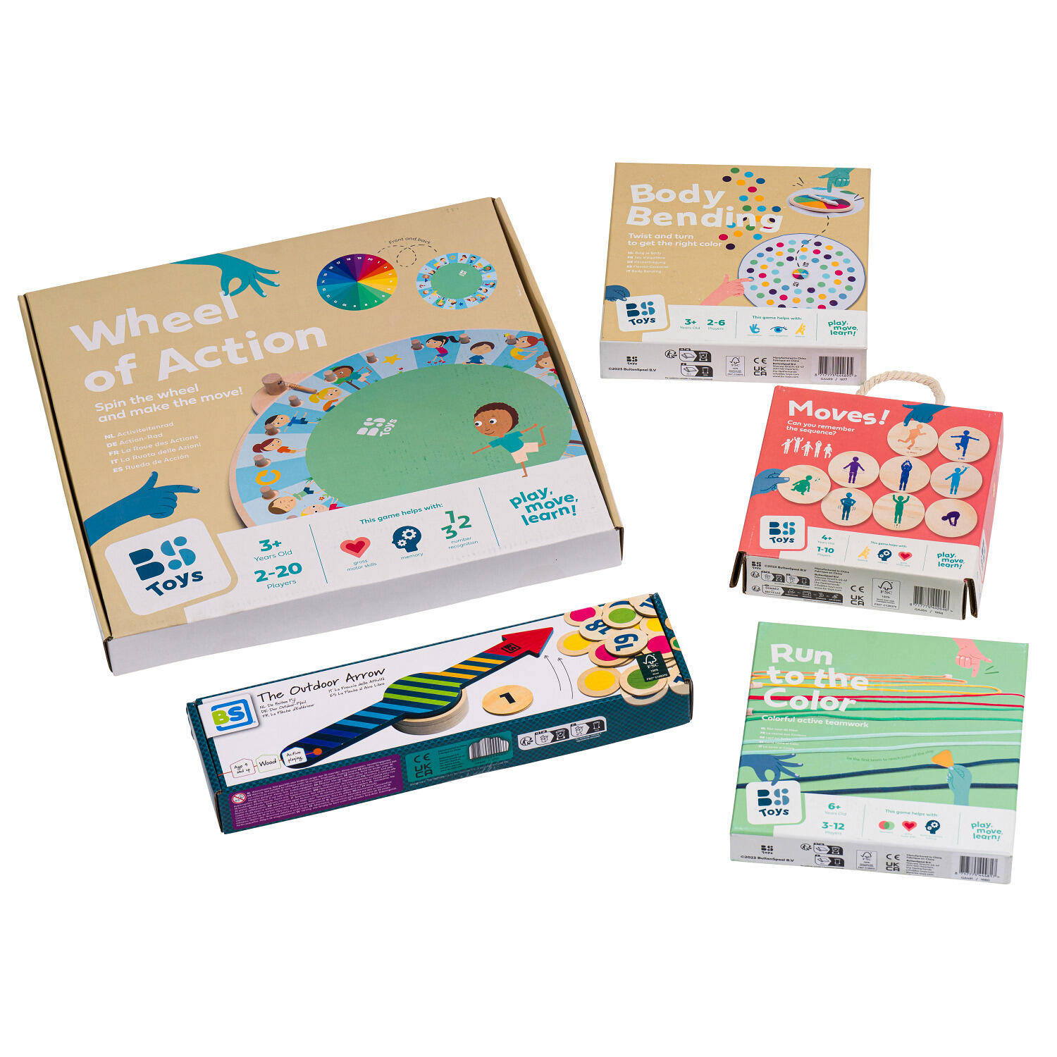 Lot de jeux Apprendre par le mouvement Unisexe 4/6