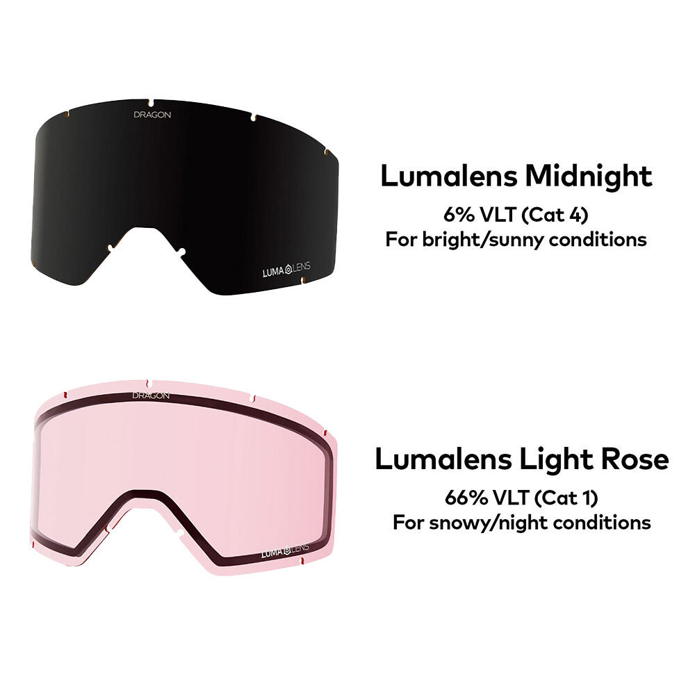 DX3 PLUS OTG Gafas De Esquí Unisex - Blizzard/LL Midnight & LL Light Rose 7/7