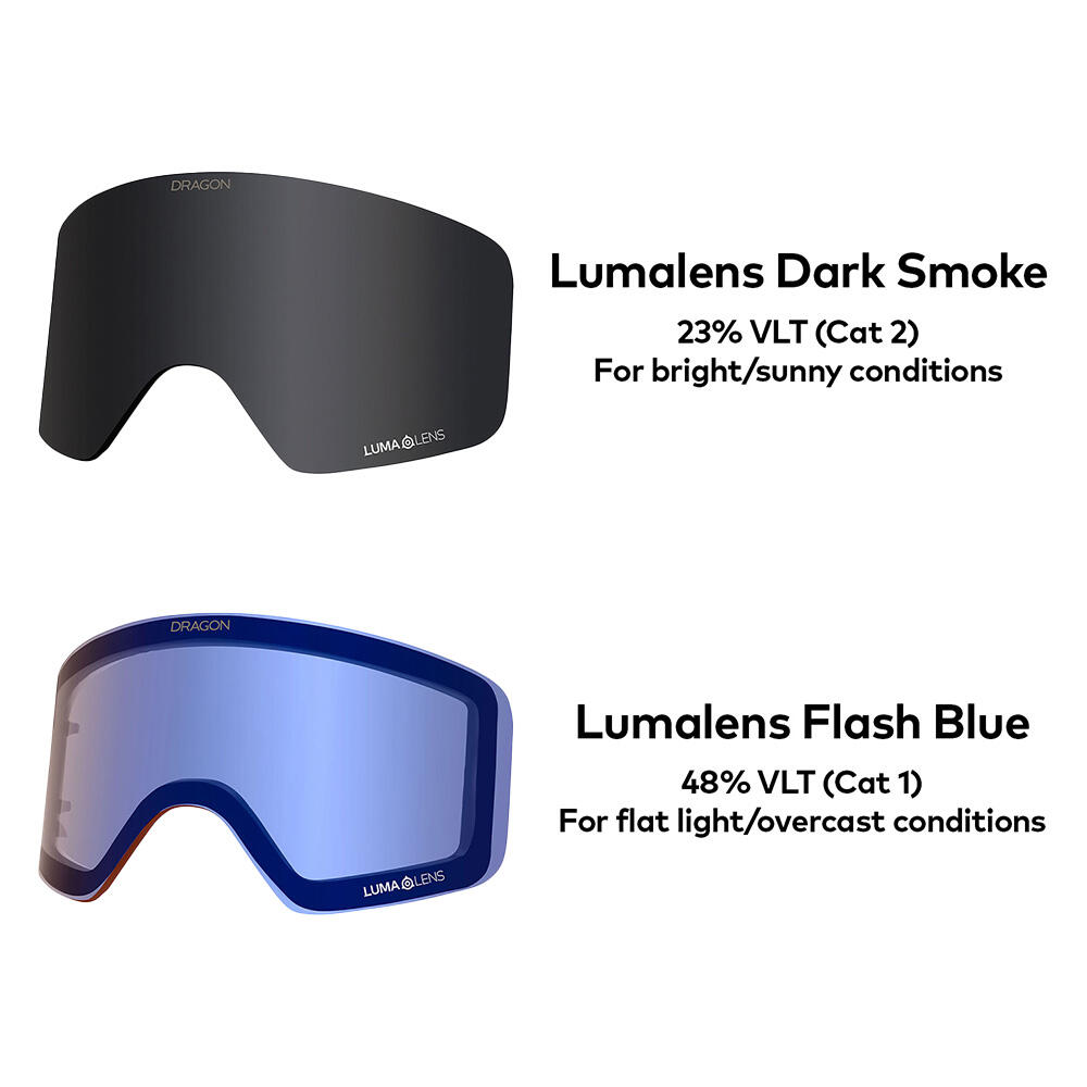 NFX MAG OTG Gafas De Esquí Unisex - Benchetler 2024/LL Smoke & LL Flash Blue 6/7