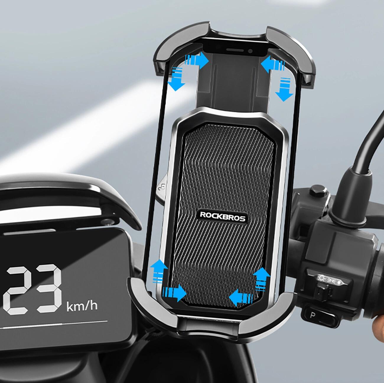 Rockbros Fietstelefoonhouder 4,7-6,8 inch Zwart 2/7