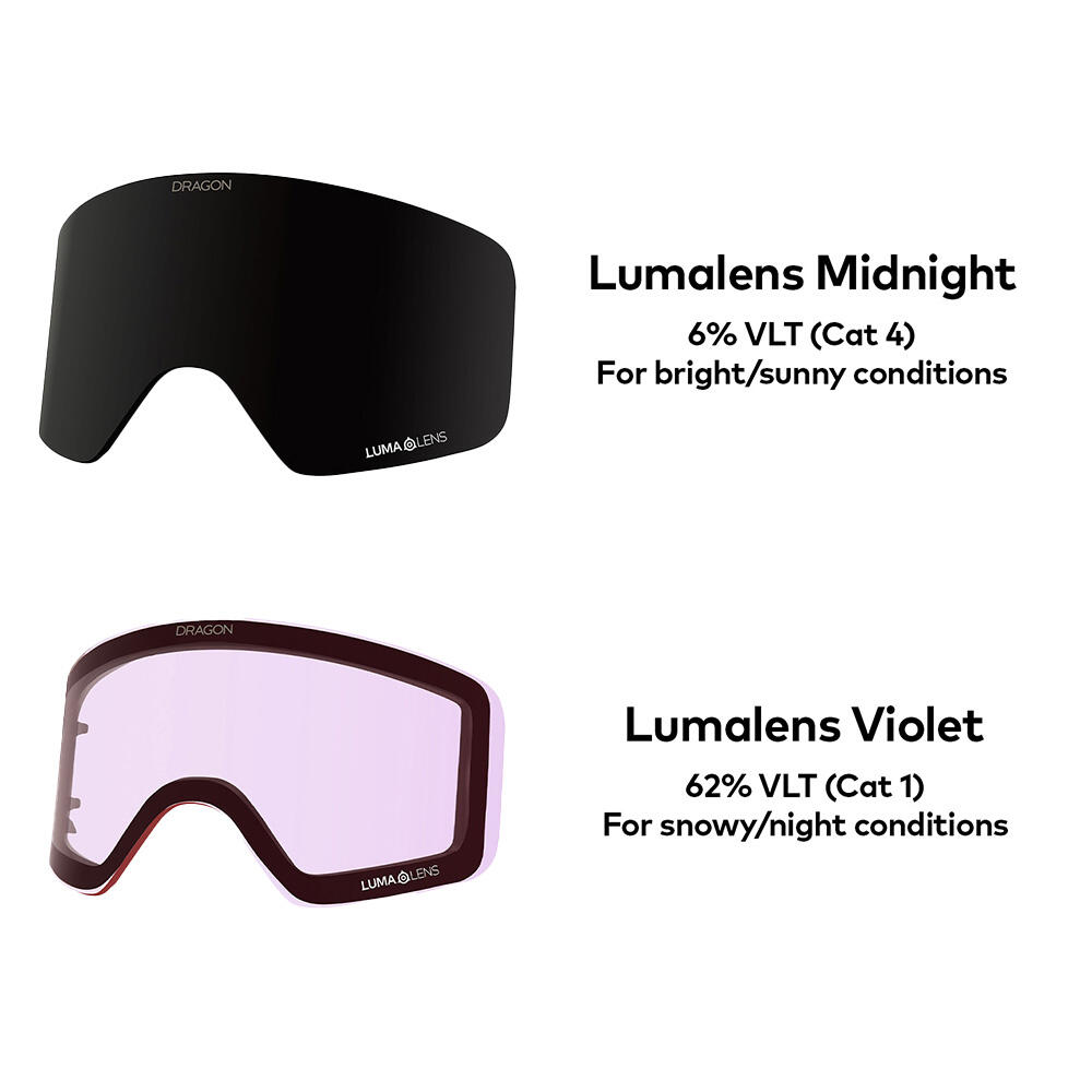 NFX MAG OTG Lunettes De Ski Unisexes - Galactic Lilac/LL Midnight & LL Violet 6/6