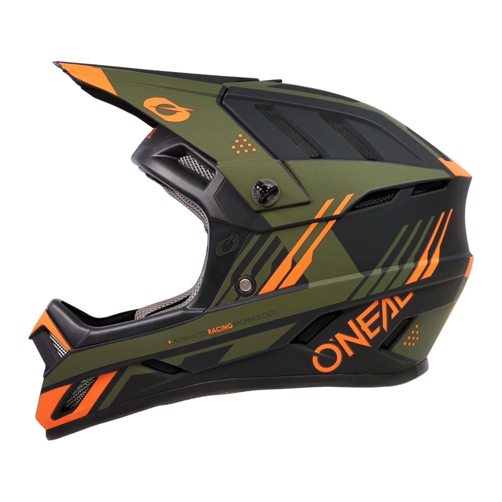 BACKFLIP Capacete STRIKE preto/laranja/oliva S (55/56 cm) 4/6