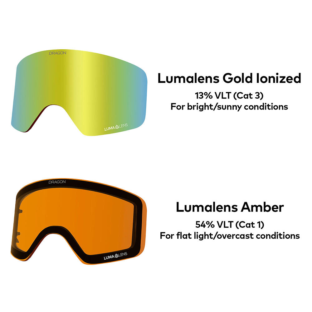 NFX MAG OTG Gafas De Esquí Unisex - Classic Grey/LL Gold Ion & LL Amber 7/7