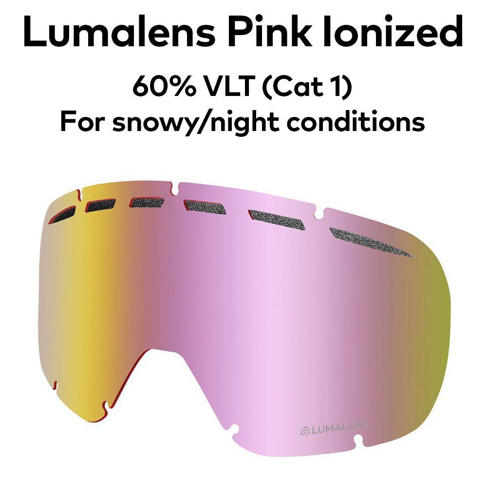 LIL D Lunettes De Ski Pour Jeunes - Snow Dance/LL Pink Ionized 5/5