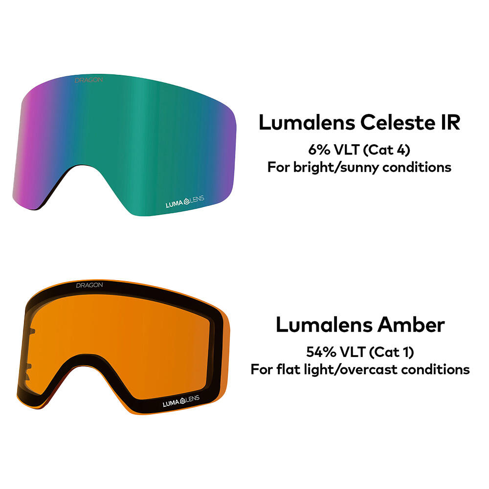 NFX MAG OTG Gafas De Esquí Unisex - Coolwave/LL Celeste IR & LL Amber 7/7