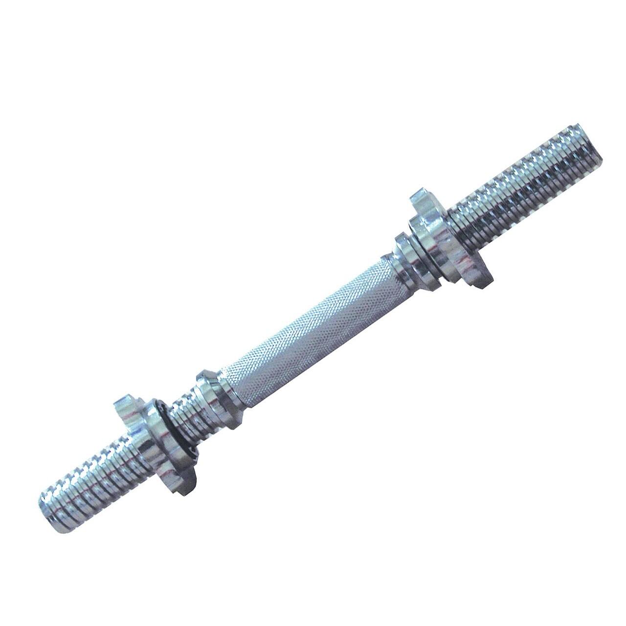 Tunturi - Barre Pour Haltère 36cm, Vis, Chrome - Barre De Musculation - Gris - No Size - Decathlon