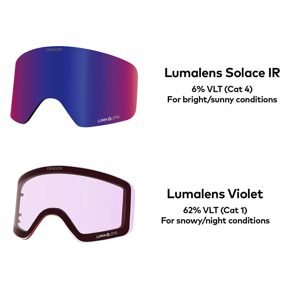 NFX MAG OTG Gafas De Esquí Unisex - Heatwave/LL Solace IR & LL Violet 6/7