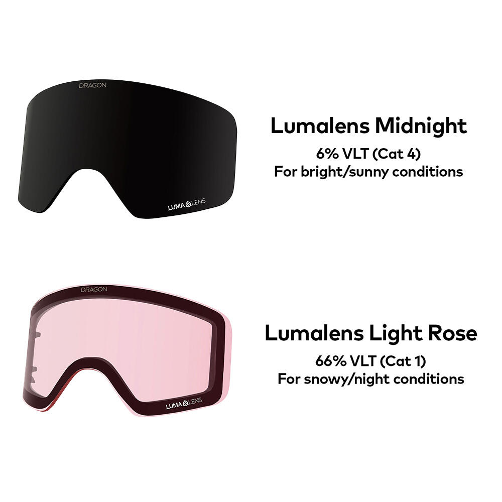 NFX MAG OTG Unisex Skibrille - Gigi Ruf Sig 2025/LL Midnight & LL Light Rose 6/6