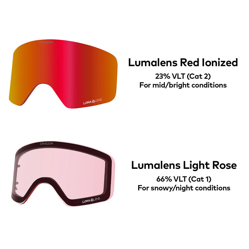 NFX MAG OTG Lunettes De Ski Unisexes - Icon Red/LL Red Ion & LL Light Rose 7/7