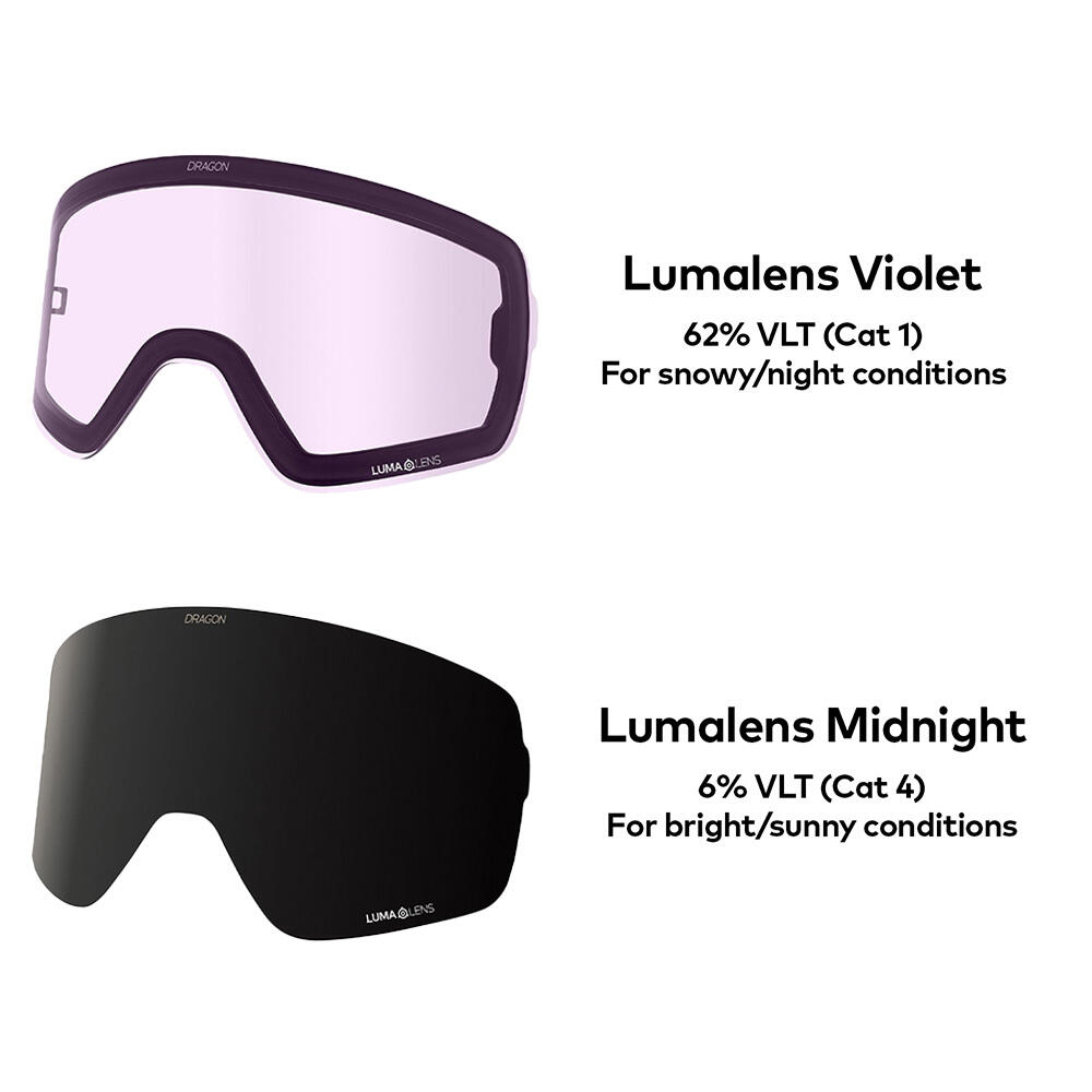 NFX2 Gafas De Esquí Unisex - Shadow/LL Violet & LL Midnight 6/6