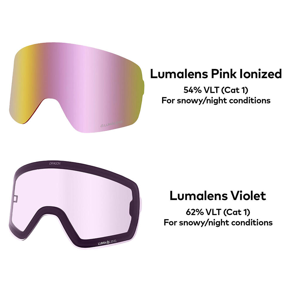NFX2 Gafas De Esquí Unisex - Sunset/LL Pink Ionized & LL Violet 6/6