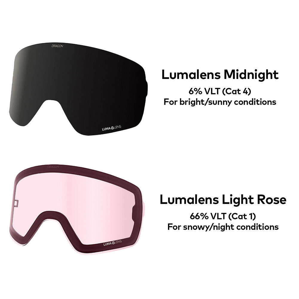 NFX2 Unisex Skibril - Blizzard/LL Midnight & LL Light Rose 6/6
