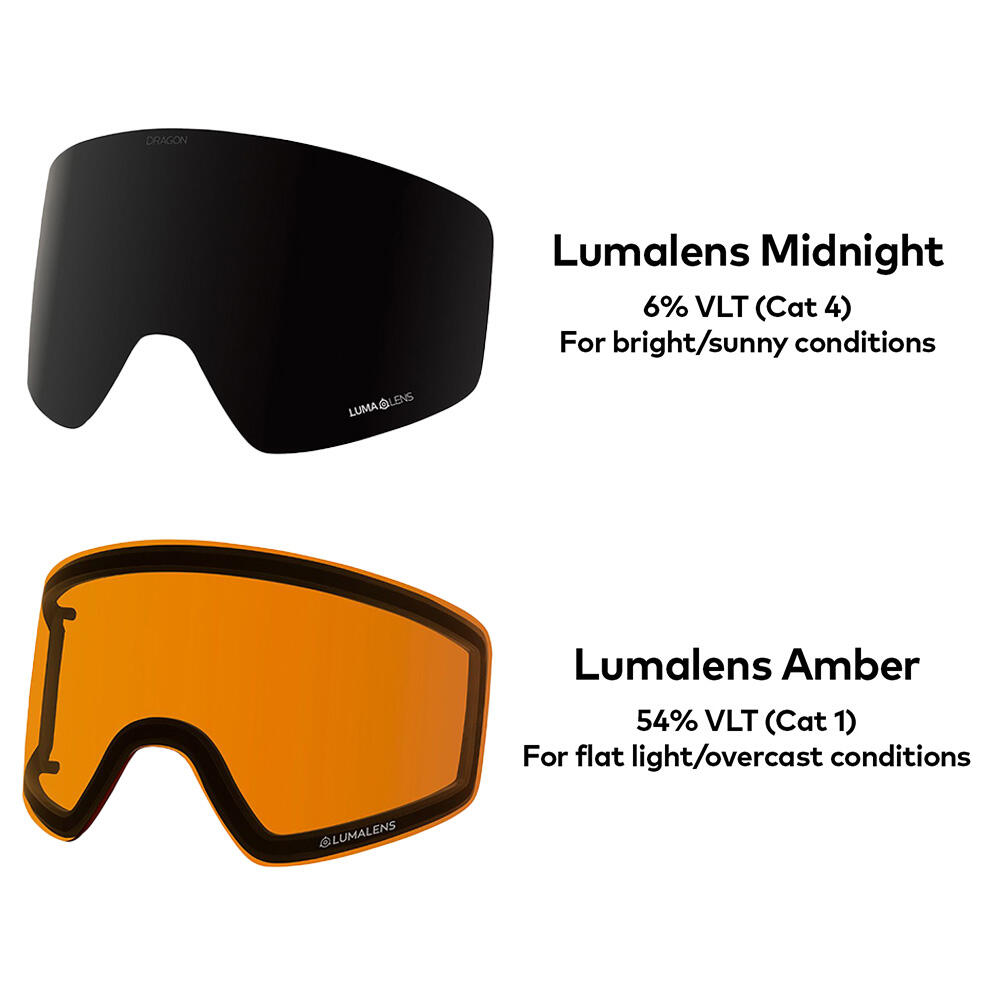 PXV Gafas De Esquí Unisex - Koda/LL Midnight & LL Amber 7/7