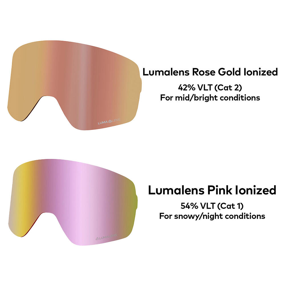NFX2 Gafas De Esquí Unisex - Kimmy Fasani 2025/LL Rose Gold Ion & LL Pink Ion 7/7