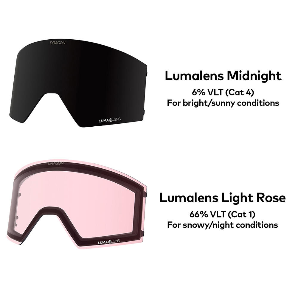 RVX MAG OTG Gafas De Esquí Unisex - Ranatler 2025/LL Midnight & LL Light Rose 6/6