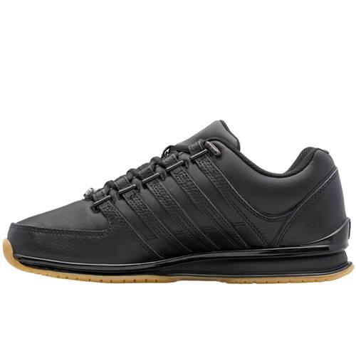 Zapatillas de cuero K-SWISS Rinzler para hombre en negro, deportivas 2/5