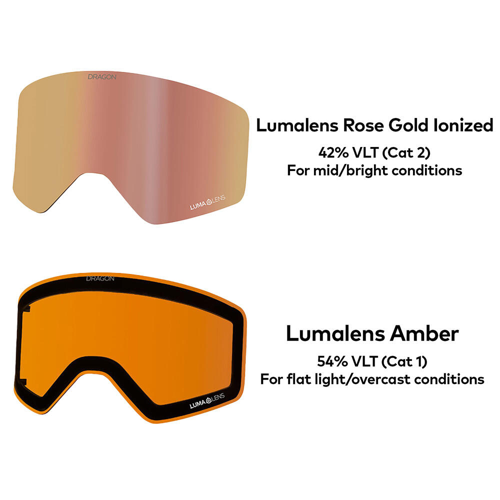 R1 OTG Gafas De Esquí Unisex - Alpina/LL Rose Gold Ion & LL Amber 6/6