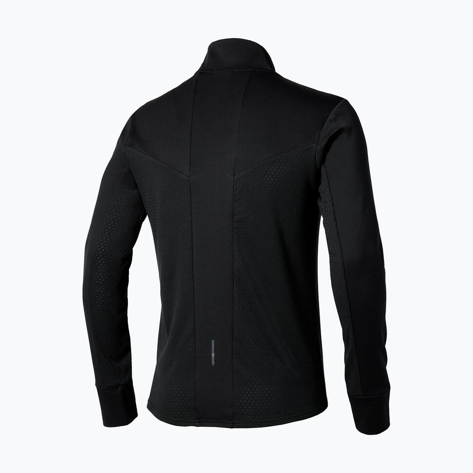 Bluza do biegania męska Mizuno Active Warm Half Zip black