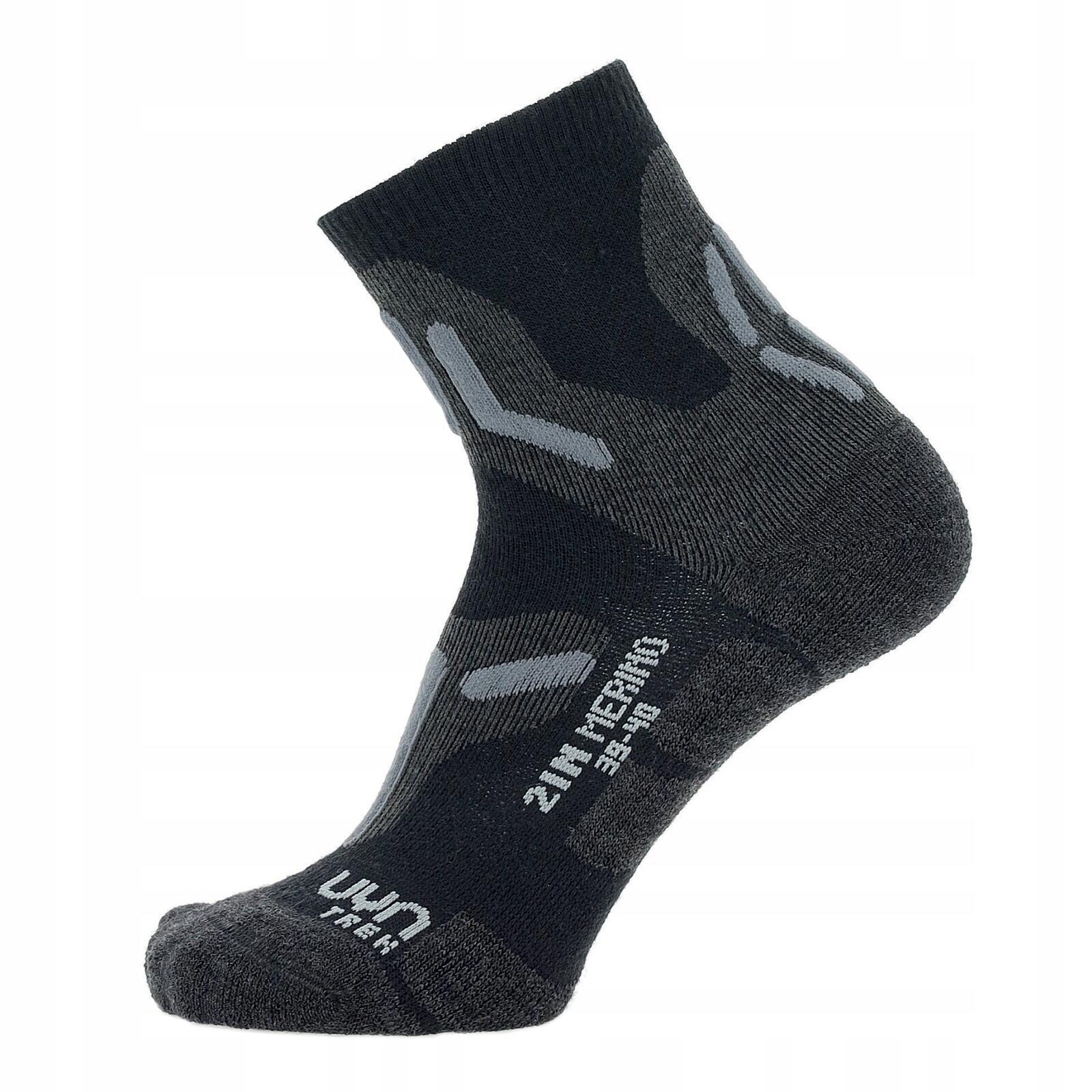 Uyn - Trekking 2in Merino Chaussettes De Randonnée Femme - Sous-chaussette - Noir - 39/42 - Decathlon