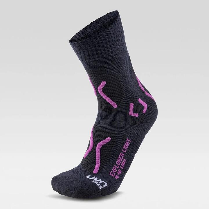 Uyn - Explorer Light Chaussettes De Randonnée Femme - Chaussettes - Noir - 39/42 - Decathlon