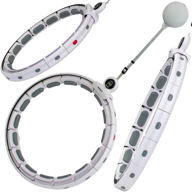 Hula hoop Enero Fit z obciążeniem i licznikiem 110cm 3/7