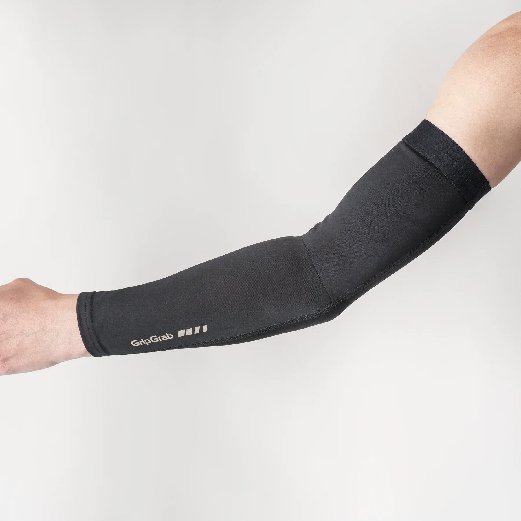 Gripgrab Aquarepel 2 Water-resistant Arm Warmers Black - M 2/4