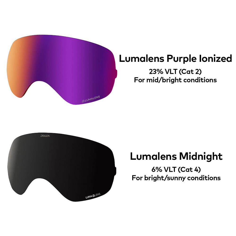 X2s Gafas De Esquí Unisex - Predator/LL Purple Ionized & LL Midnight 6/6